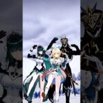 danica & vesna & capitano – [Go Wild] 原神 MMD / Genshin Impact #shorts  #mmd
