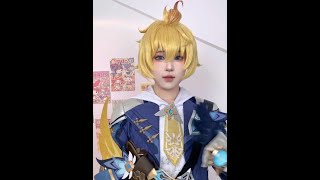 那个……大家 我可以继续了吧#原神 #风花的呼吸 #原神与你同行 #米卡 #一种很新的cosplay